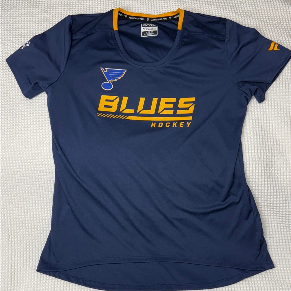 Navy Blue St. Louis Blues Women's Hockey Top - XL